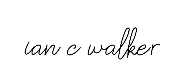 Handwritten Signature for Ian-c-walker - Style 145 Online