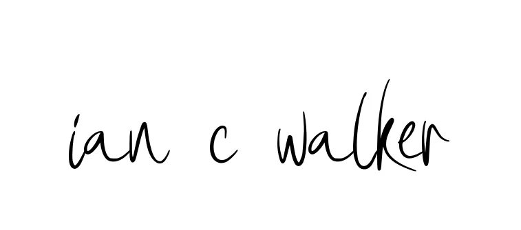 Handwritten Signature for Ian-c-walker - Style 146 Online