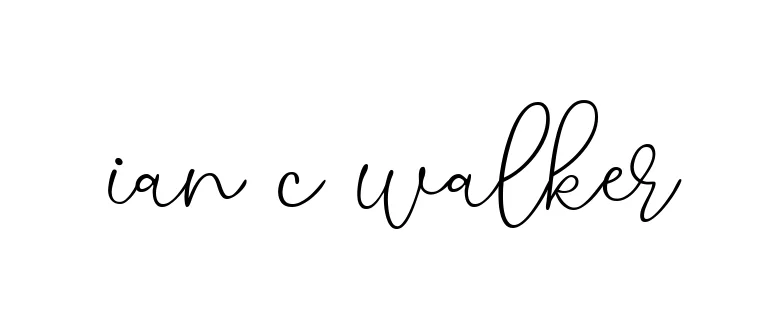 Handwritten Signature for Ian-c-walker - Style 147 Online