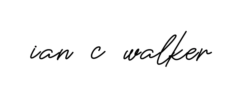 Handwritten Signature for Ian-c-walker - Style 150 Online