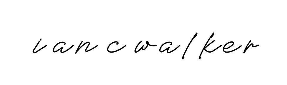Handwritten Signature for Ian-c-walker - Style 152 Online