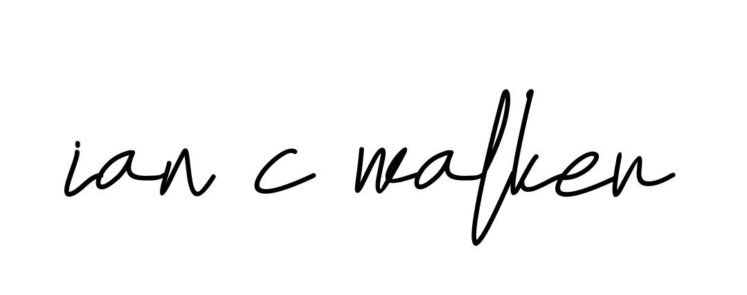 Handwritten Signature for Ian-c-walker - Style 155 Online