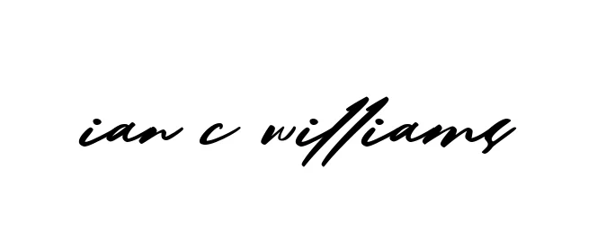 Handwritten Signature for Ian-c-williams - Style 140 Online