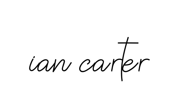 Handwritten Signature for Ian-carter - Style 145 Online