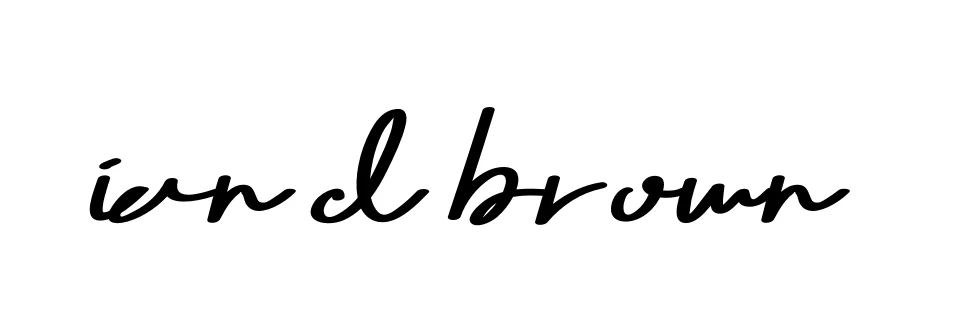 Handwritten Signature for Ian-d-brown - Style 135 Online