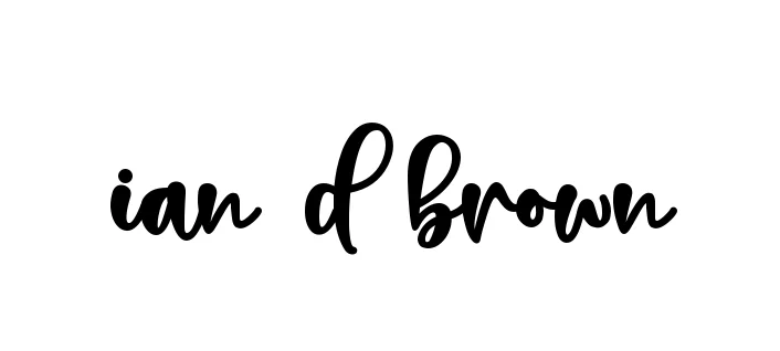 Handwritten Signature for Ian-d-brown - Style 136 Online