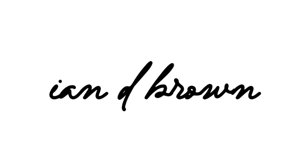Handwritten Signature for Ian-d-brown - Style 137 Online
