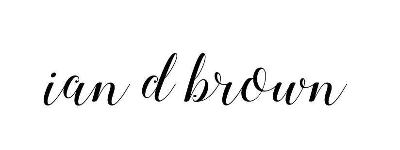 Handwritten Signature for Ian-d-brown - Style 144 Online
