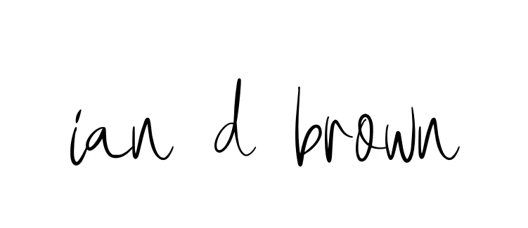 Handwritten Signature for Ian-d-brown - Style 146 Online