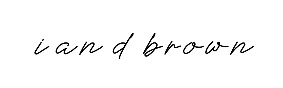 Handwritten Signature for Ian-d-brown - Style 152 Online