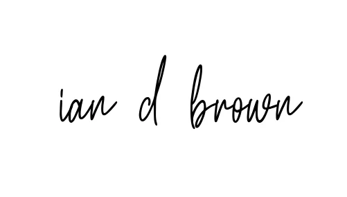 Handwritten Signature for Ian-d-brown - Style 154 Online
