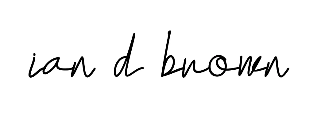 Handwritten Signature for Ian-d-brown - Style 155 Online