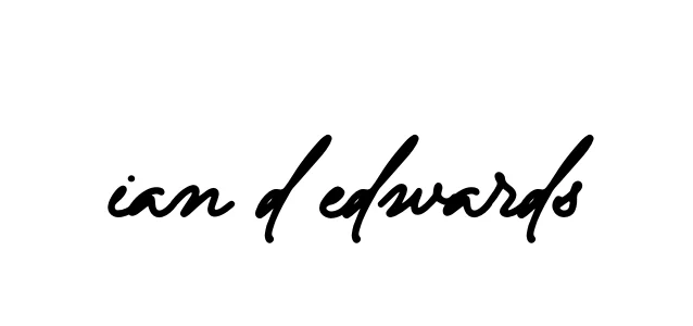 Handwritten Signature for Ian-d-edwards - Style 138 Online