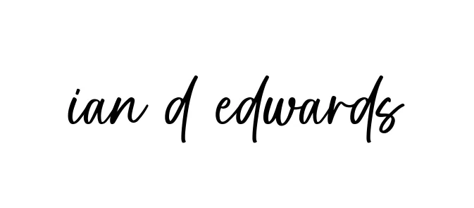 Handwritten Signature for Ian-d-edwards - Style 142 Online