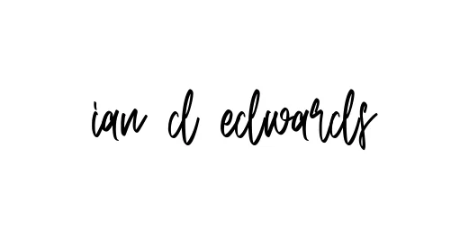 Handwritten Signature for Ian-d-edwards - Style 143 Online