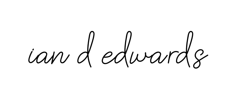 Handwritten Signature for Ian-d-edwards - Style 145 Online