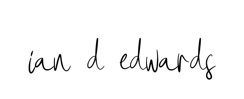 Handwritten Signature for Ian-d-edwards - Style 146 Online