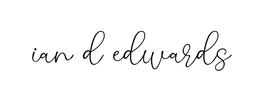 Handwritten Signature for Ian-d-edwards - Style 147 Online