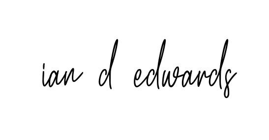 Handwritten Signature for Ian-d-edwards - Style 154 Online