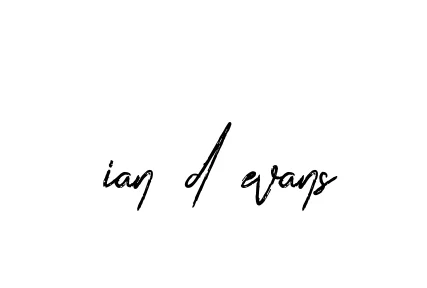 Handwritten Signature for Ian-d-evans - Style 133 Online