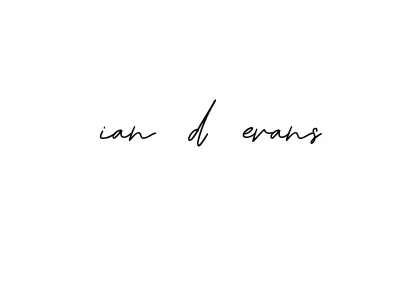 Handwritten Signature for Ian-d-evans - Style 139 Online