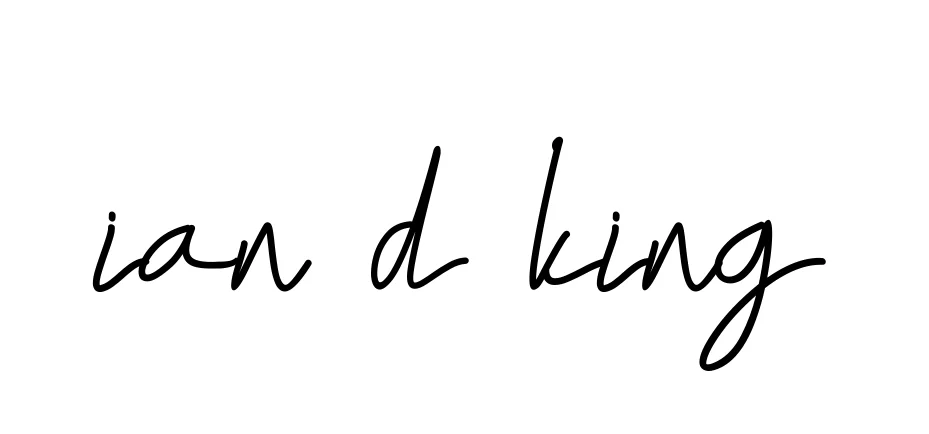 Handwritten Signature for Ian-d-king - Style 155 Online