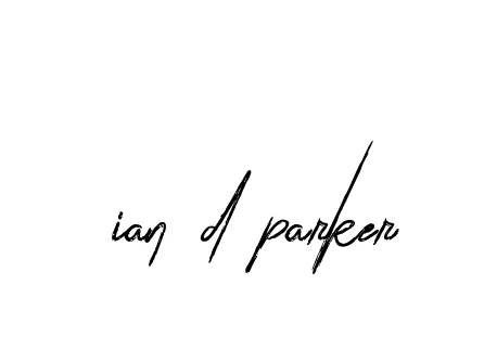 Handwritten Signature for Ian-d-parker - Style 133 Online