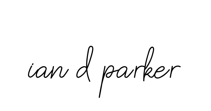 Handwritten Signature for Ian-d-parker - Style 145 Online