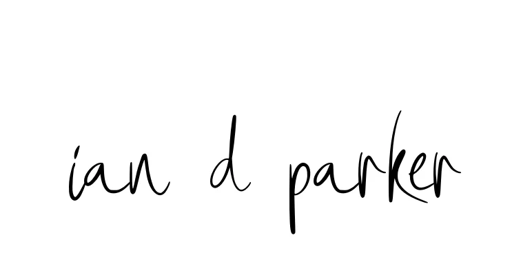 Handwritten Signature for Ian-d-parker - Style 146 Online
