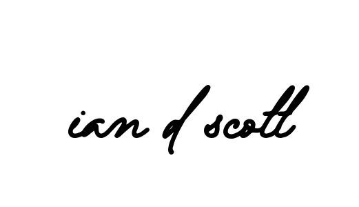 Handwritten Signature for Ian-d-scott - Style 137 Online