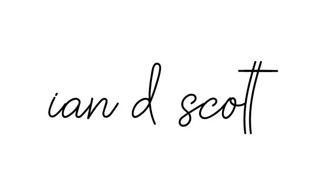 Handwritten Signature for Ian-d-scott - Style 145 Online