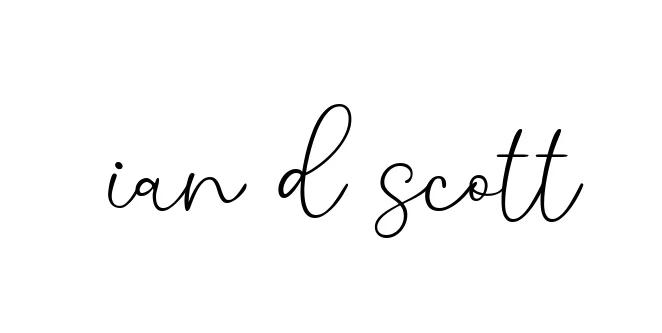 Handwritten Signature for Ian-d-scott - Style 147 Online