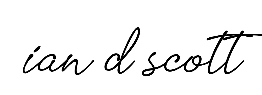 Handwritten Signature for Ian-d-scott - Style 151 Online