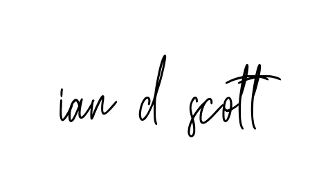 Handwritten Signature for Ian-d-scott - Style 154 Online