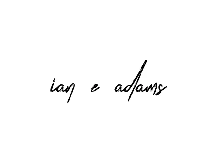 Handwritten Signature for Ian-e-adams - Style 133 Online