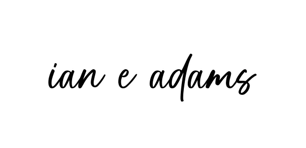 Handwritten Signature for Ian-e-adams - Style 142 Online