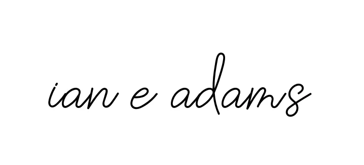 Handwritten Signature for Ian-e-adams - Style 145 Online