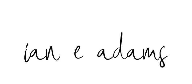Handwritten Signature for Ian-e-adams - Style 146 Online