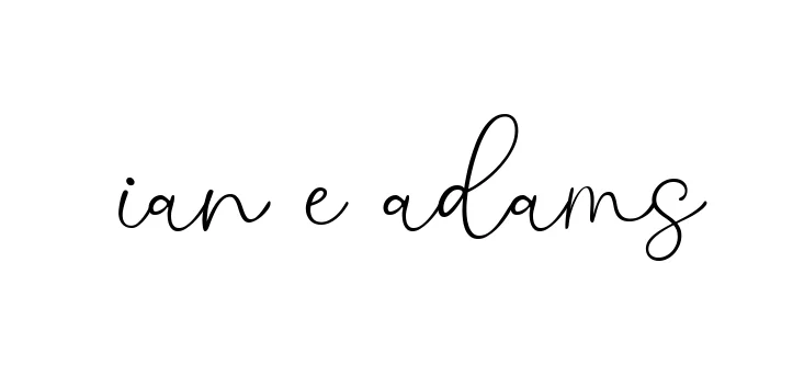 Handwritten Signature for Ian-e-adams - Style 147 Online
