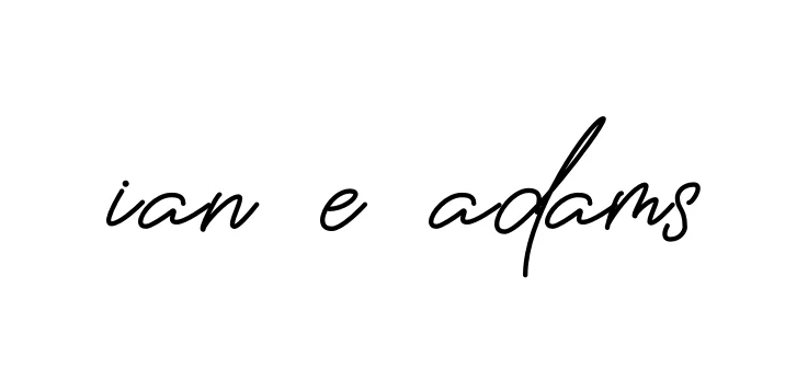 Handwritten Signature for Ian-e-adams - Style 150 Online
