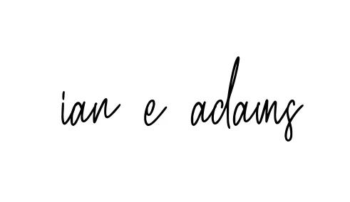 Handwritten Signature for Ian-e-adams - Style 154 Online