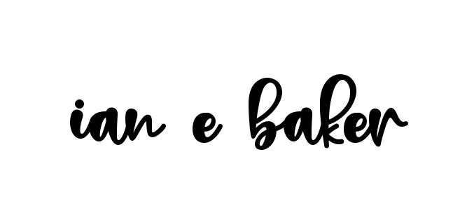 Handwritten Signature for Ian-e-baker - Style 136 Online