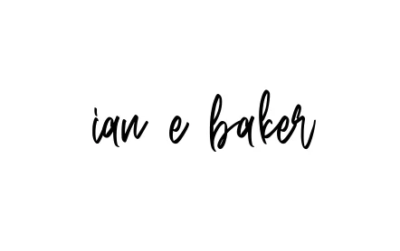 Handwritten Signature for Ian-e-baker - Style 143 Online