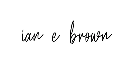 Handwritten Signature for Ian-e-brown - Style 154 Online