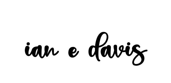 Handwritten Signature for Ian-e-davis - Style 136 Online