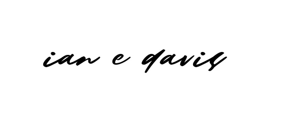 Handwritten Signature for Ian-e-davis - Style 140 Online