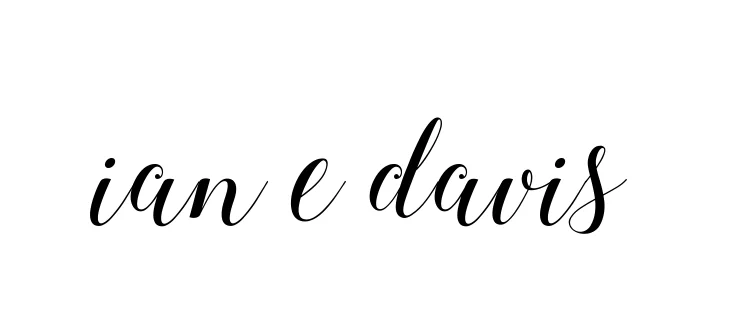 Handwritten Signature for Ian-e-davis - Style 144 Online