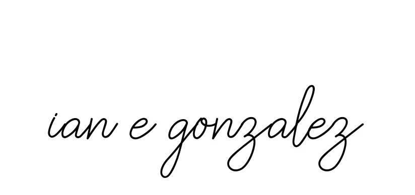 Handwritten Signature for Ian-e-gonzalez - Style 145 Online