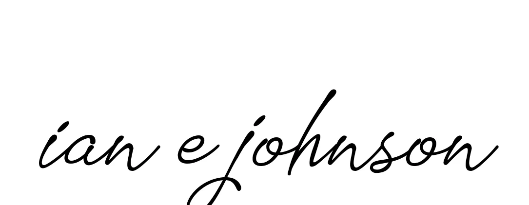 Handwritten Signature for Ian-e-johnson - Style 151 Online
