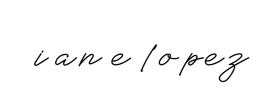 Handwritten Signature for Ian-e-lopez - Style 152 Online